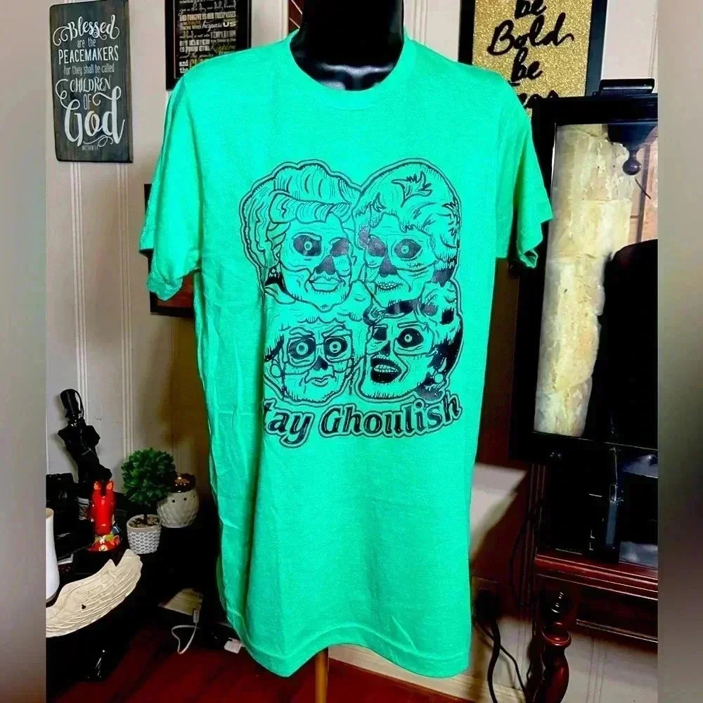 "Stay Ghoulish" Graphic Tee - Unique Horror Design